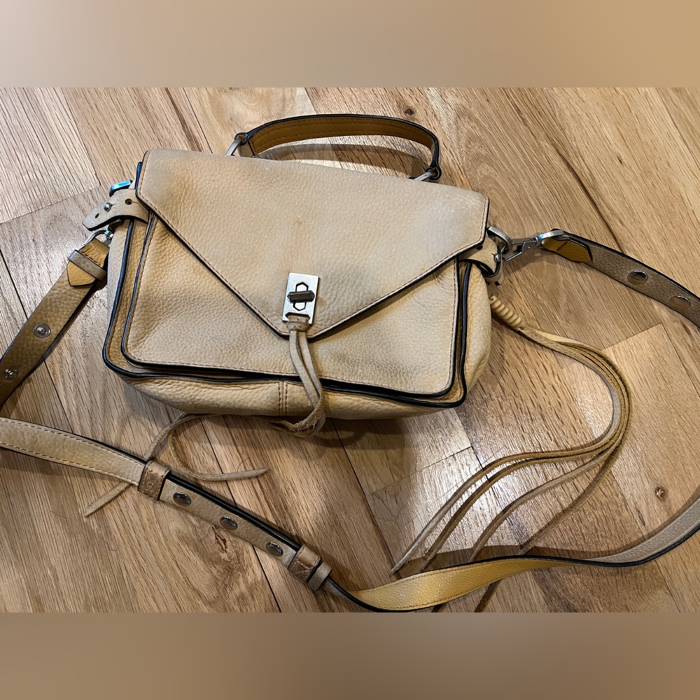 Rebecca Minkoff Yellow Suede Cross Body Bag